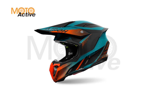 Кроссовый шлем Airoh Twist 3 Shard Orange Matt